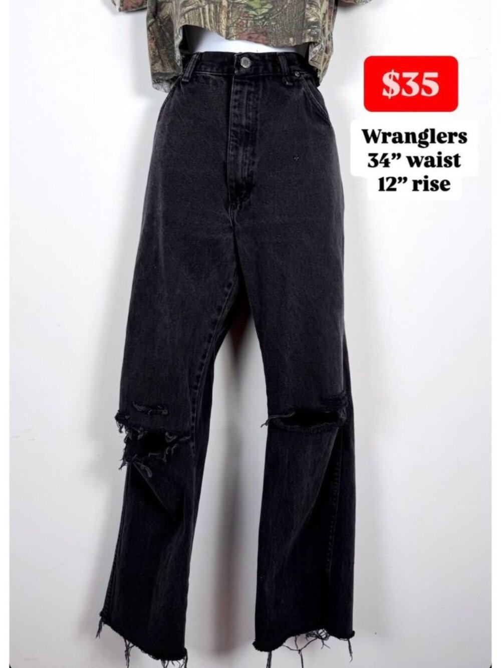 Vintage Black Wranglers